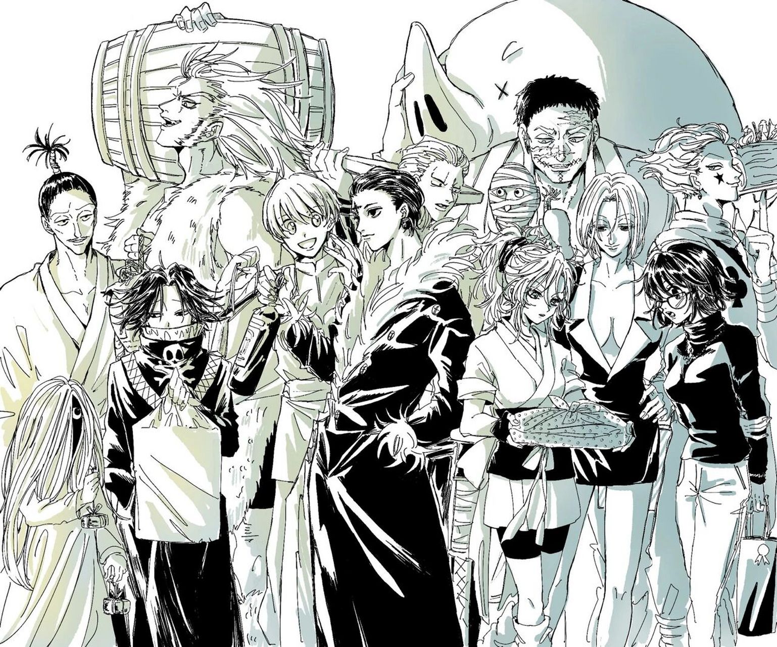 猎人(hunter×hunter)幻影旅团    里面你们最喜欢谁呢?