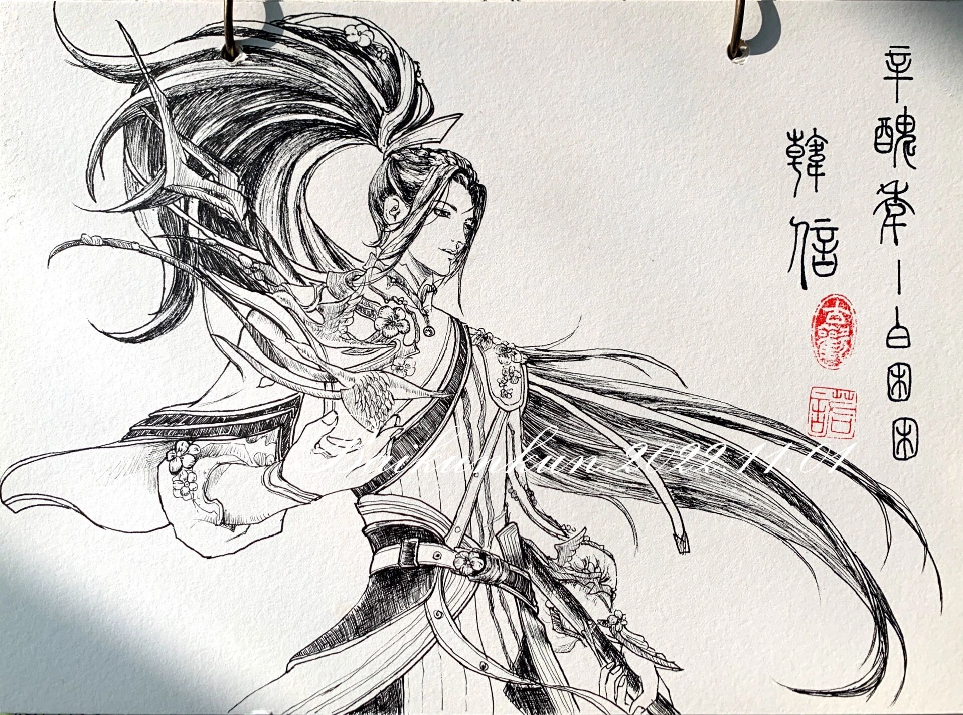 手绘王者荣耀英雄系列——刺客篇(二)韩信