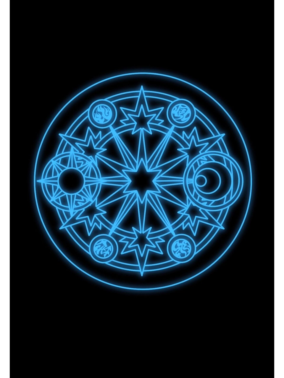 百变小樱魔法阵合集 原创高清壁纸分享 明之阵:库洛牌篇 星之阵:小樱