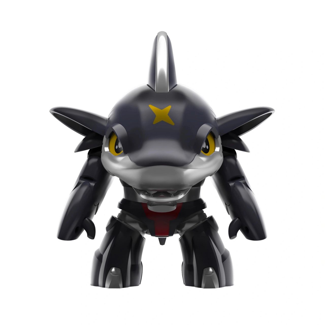 橘猫工业 铁甲小宝第二弹鲨鱼辣椒&蜘蛛侦探拼装模型 	  尺寸:高约