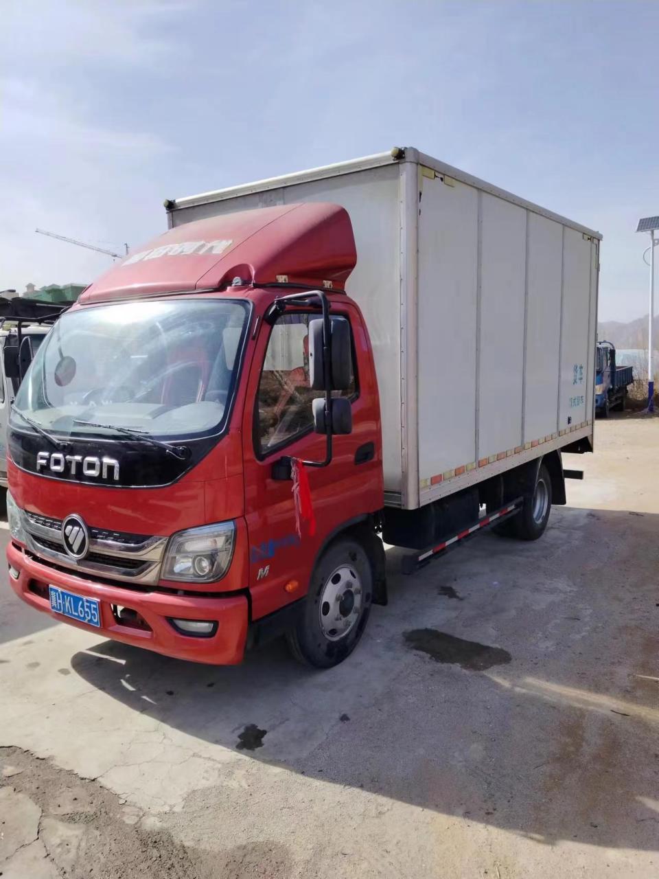 20年福田时代厢式货车,4.2米厢,国五.