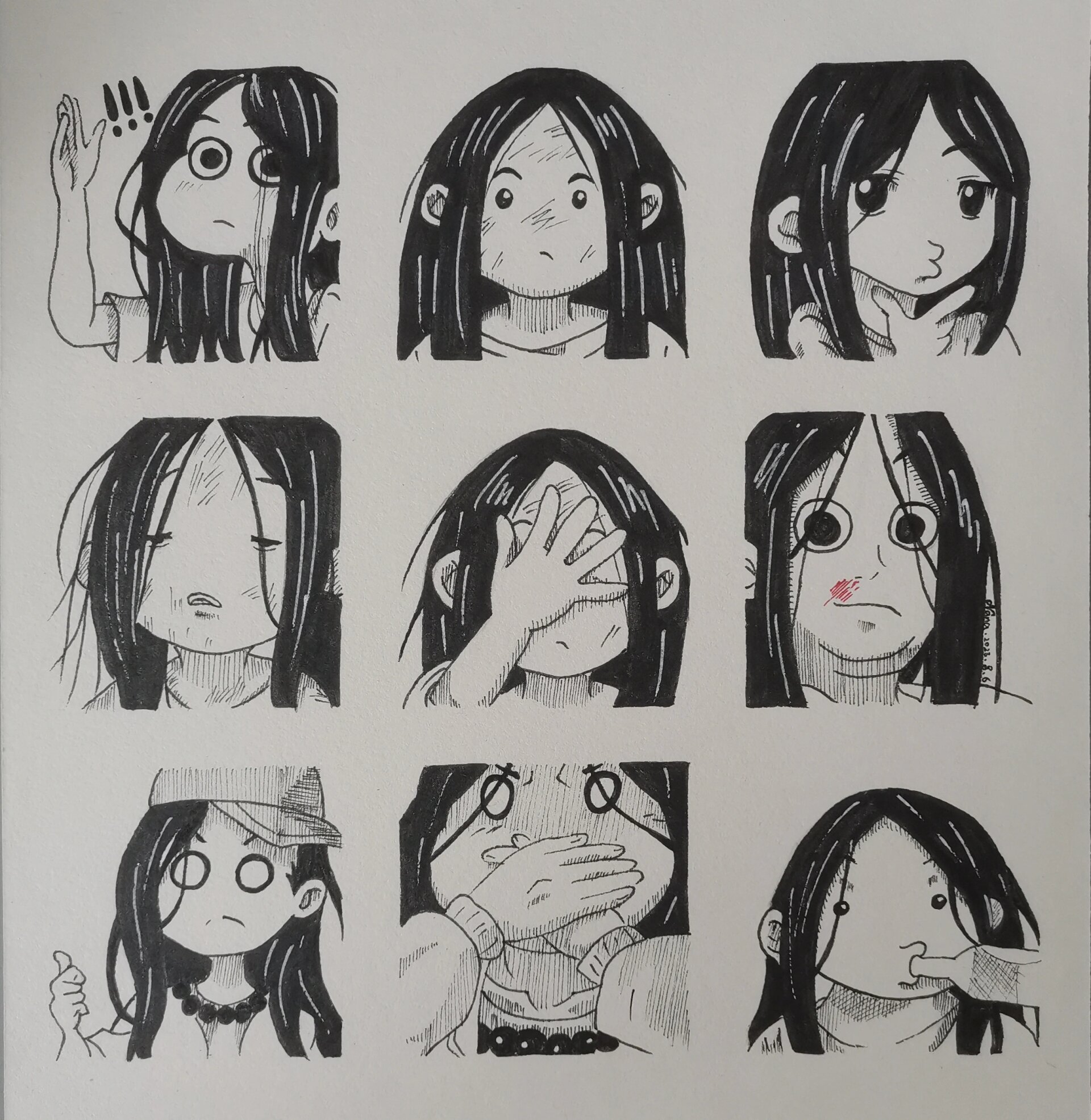 针管笔手绘一人之下 宝儿姐 冯宝宝