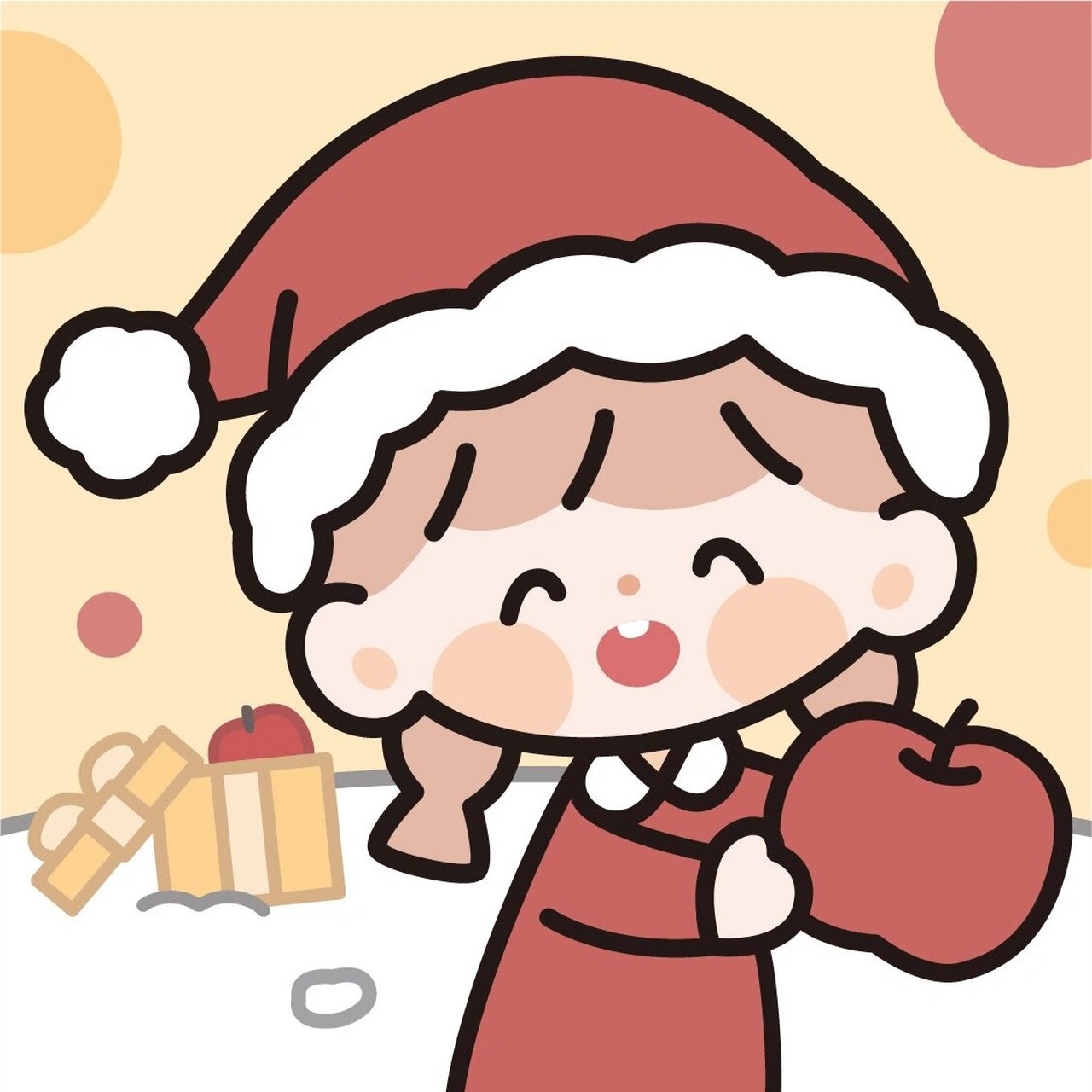 百变头像|阿卓的圣诞朋友&可爱闺蜜头像 圣诞老人91和小麋鹿04