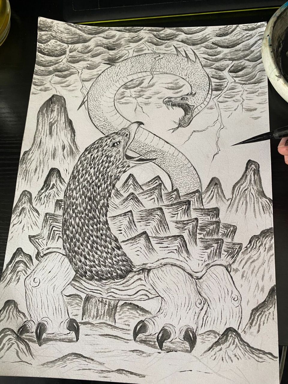 《山海经》-旋龟 旋龟是《山海经》中记载中的一种生物,产于怪水.