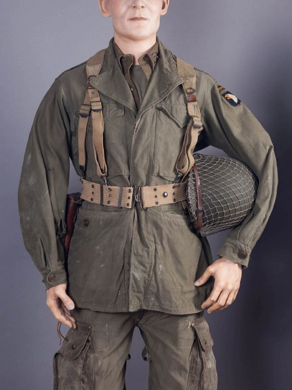 军事收藏:《兄弟连》温特斯使用的m43野战夹克 葛底斯堡历史博物馆的