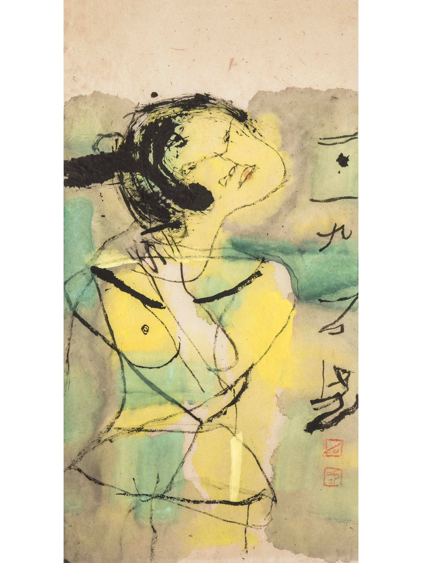 现代派画家石虎国画作品欣赏