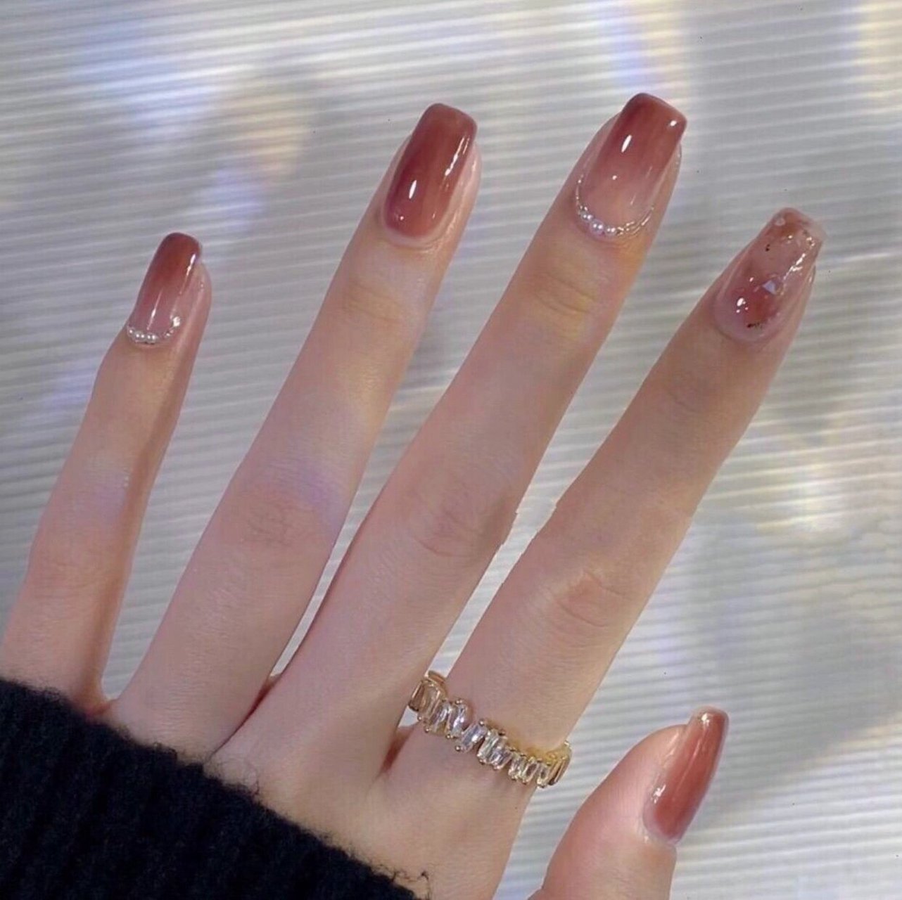 日常美甲合集|简单又好看,手黑也适合🐛 生活中,喜欢倒腾美甲的友女