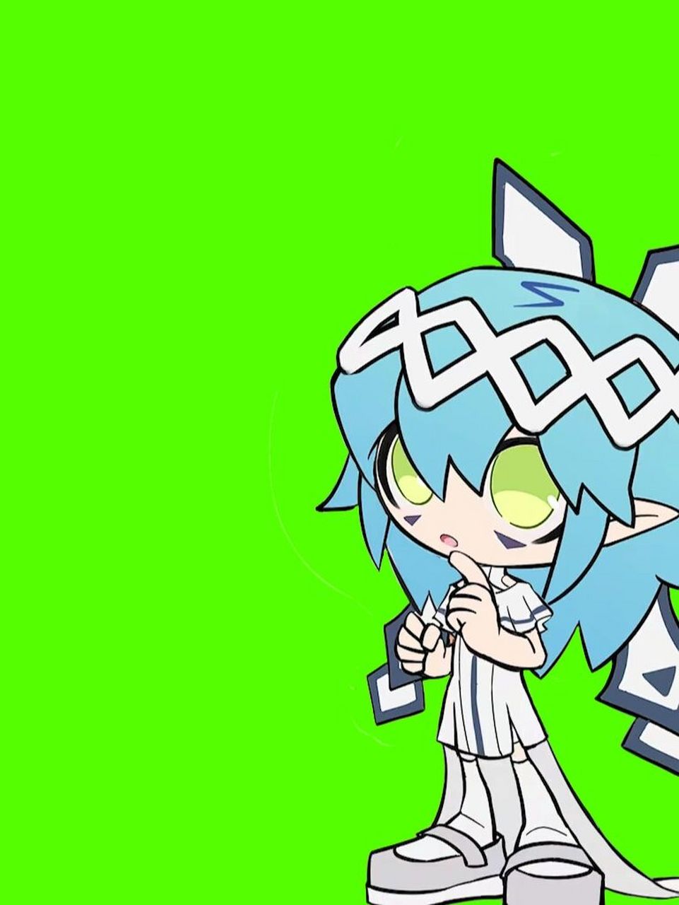 凹凸学园人物立绘素材5【安莉洁/圣女服装】自抠图的/可抱/拿走吱一声