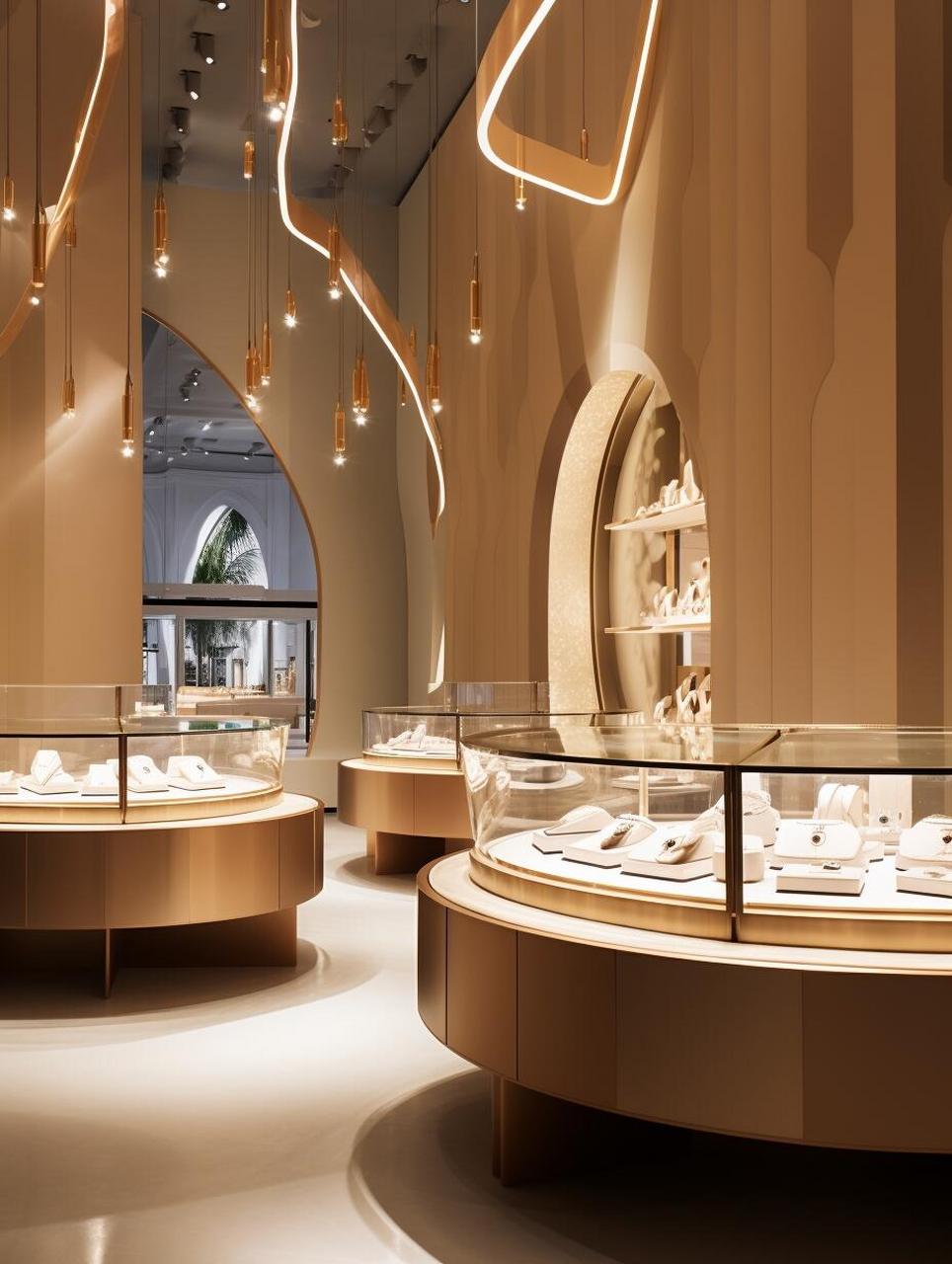 76营造氛围,提升品味 灯光是珠宝店氛围的营造