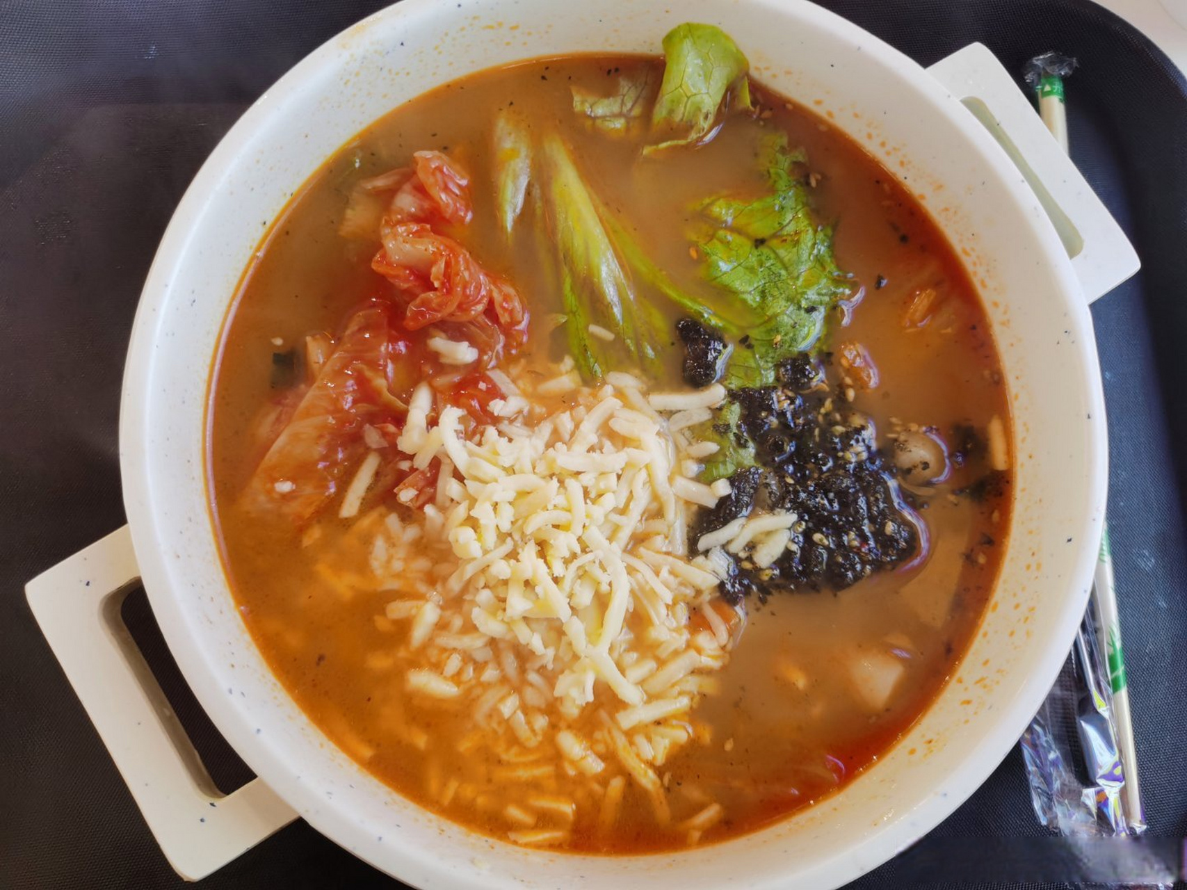 晚餐:芝士年糕辛拉面90