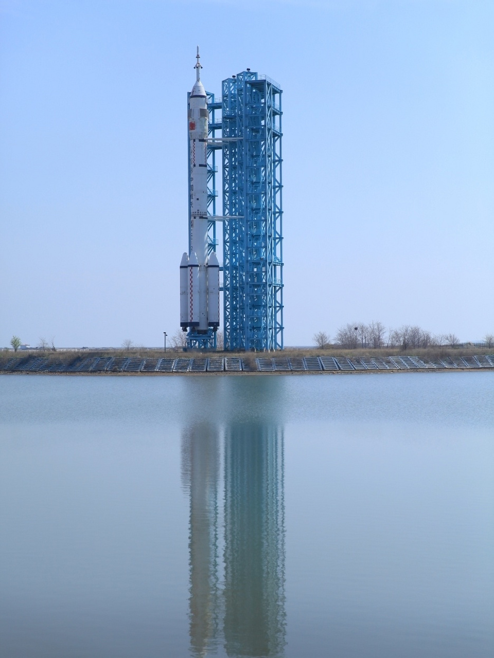 大连/皮口港 皮口港附近长征2f火箭04 中国航空航天技术最棒91