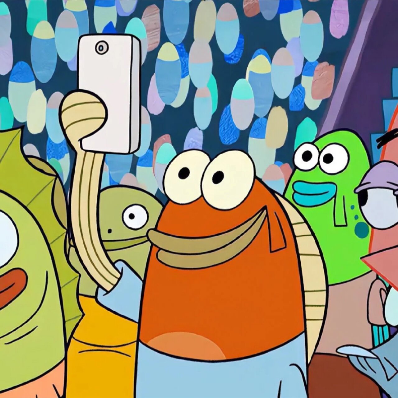 海绵宝宝沙雕搞怪头像——比奇堡拽姐90 和各位活力居民