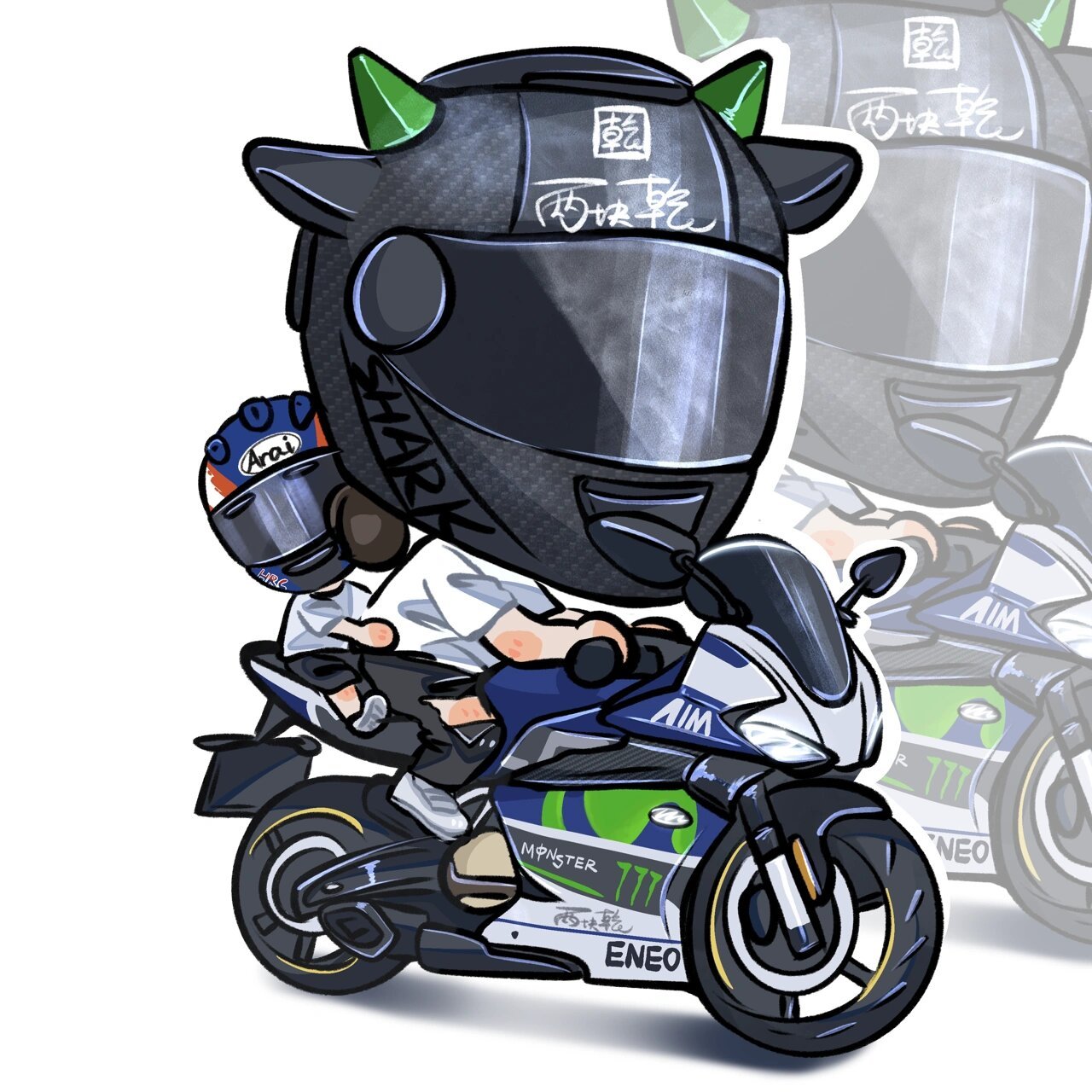 可私用|q版机车头像合集 有姐妹说翻找有点麻烦,俺整理了些最近可以