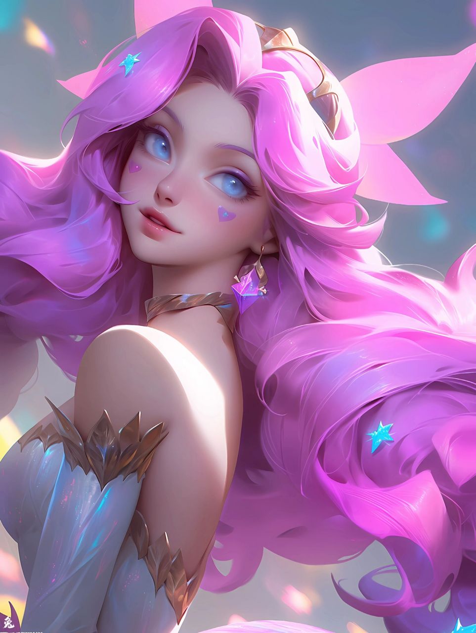 midjourney|英雄联盟94萨勒芬妮 "萨勒芬妮闪亮登场!