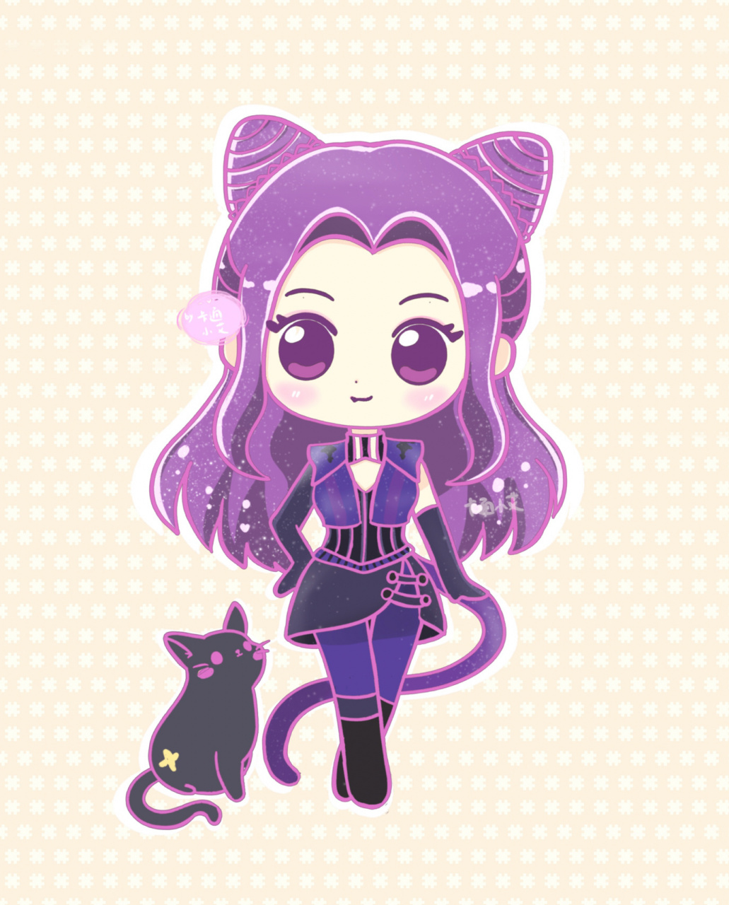 简笔画合集q萌斗罗大陆 小舞 宁荣荣 朱竹清 原创可爱q版斗罗 感谢