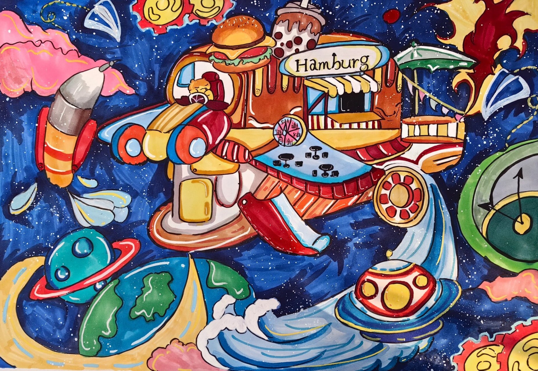 科技画 发挥你的想象,创意未来的汽车