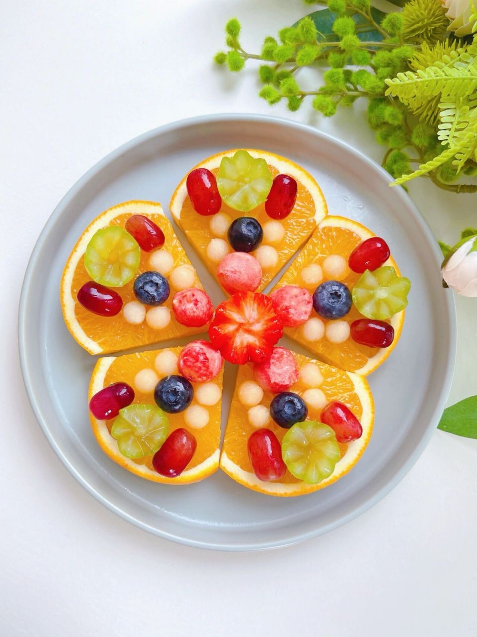 创意水果拼盘|节日氛围感满满橙子水果拼盘 弟弟超级爱吃橙子92,我