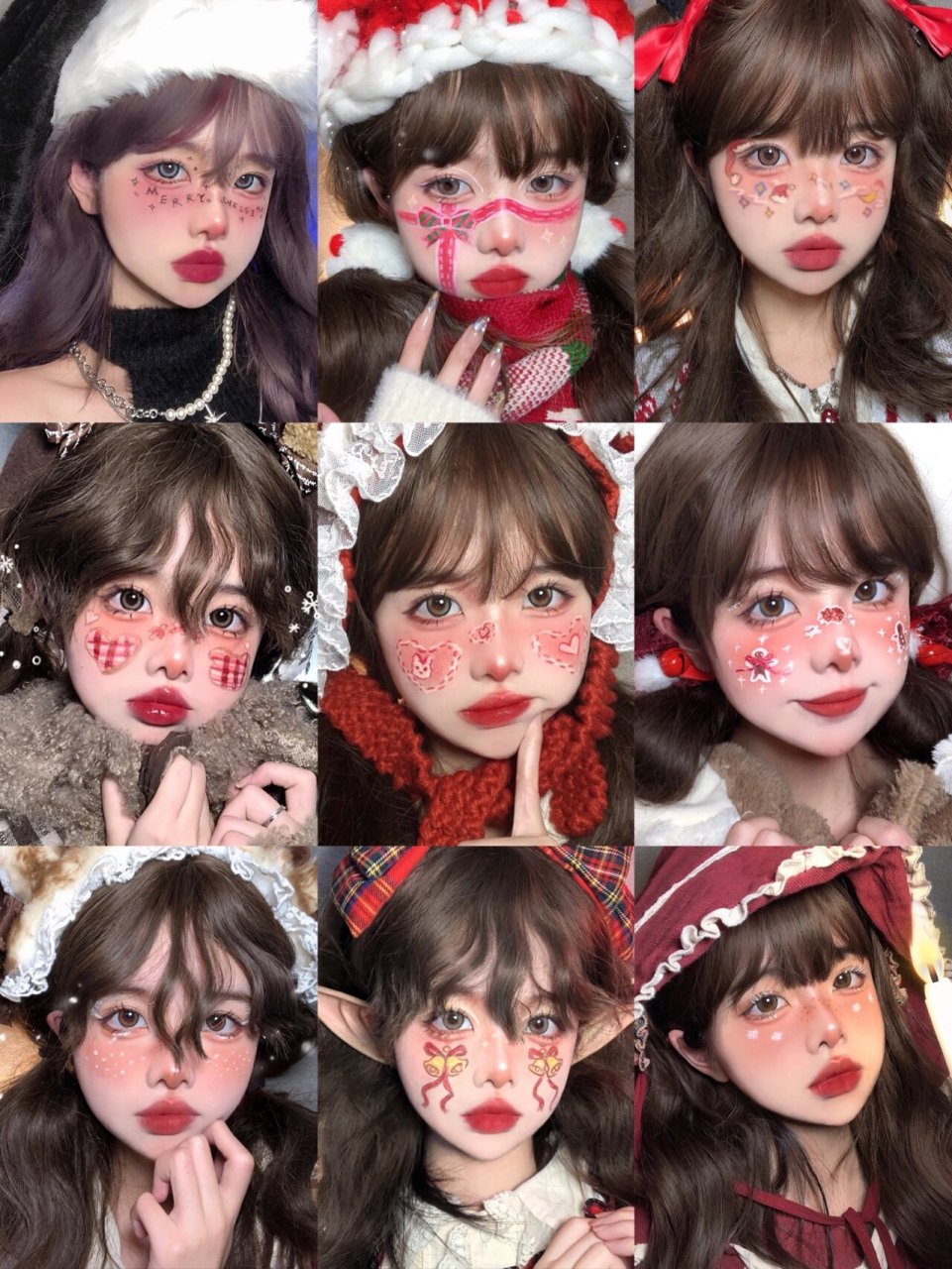 902021圣诞妆容合集90 圣诞快乐!