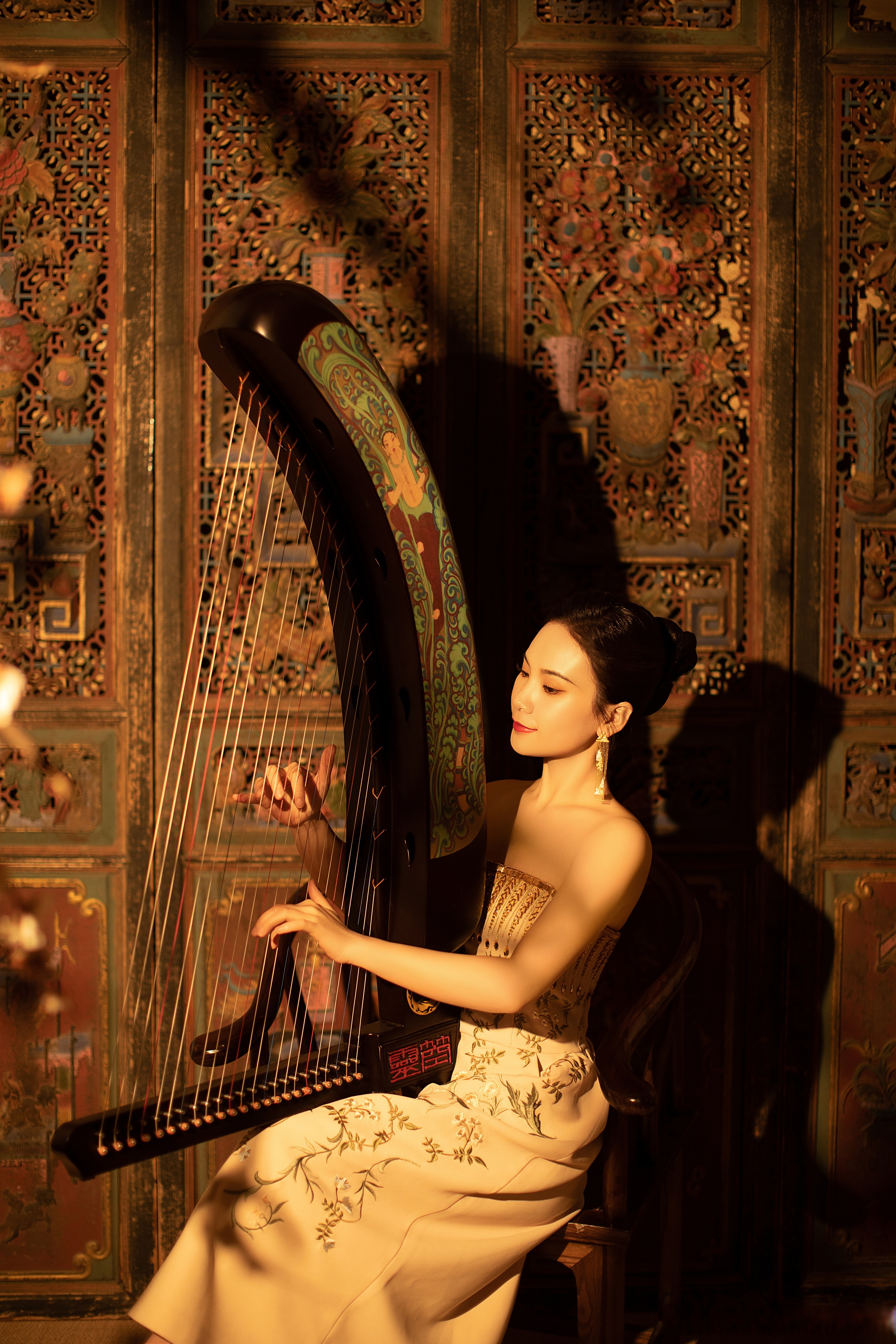 由印度随天竺乐传入中国 并在隋唐时期