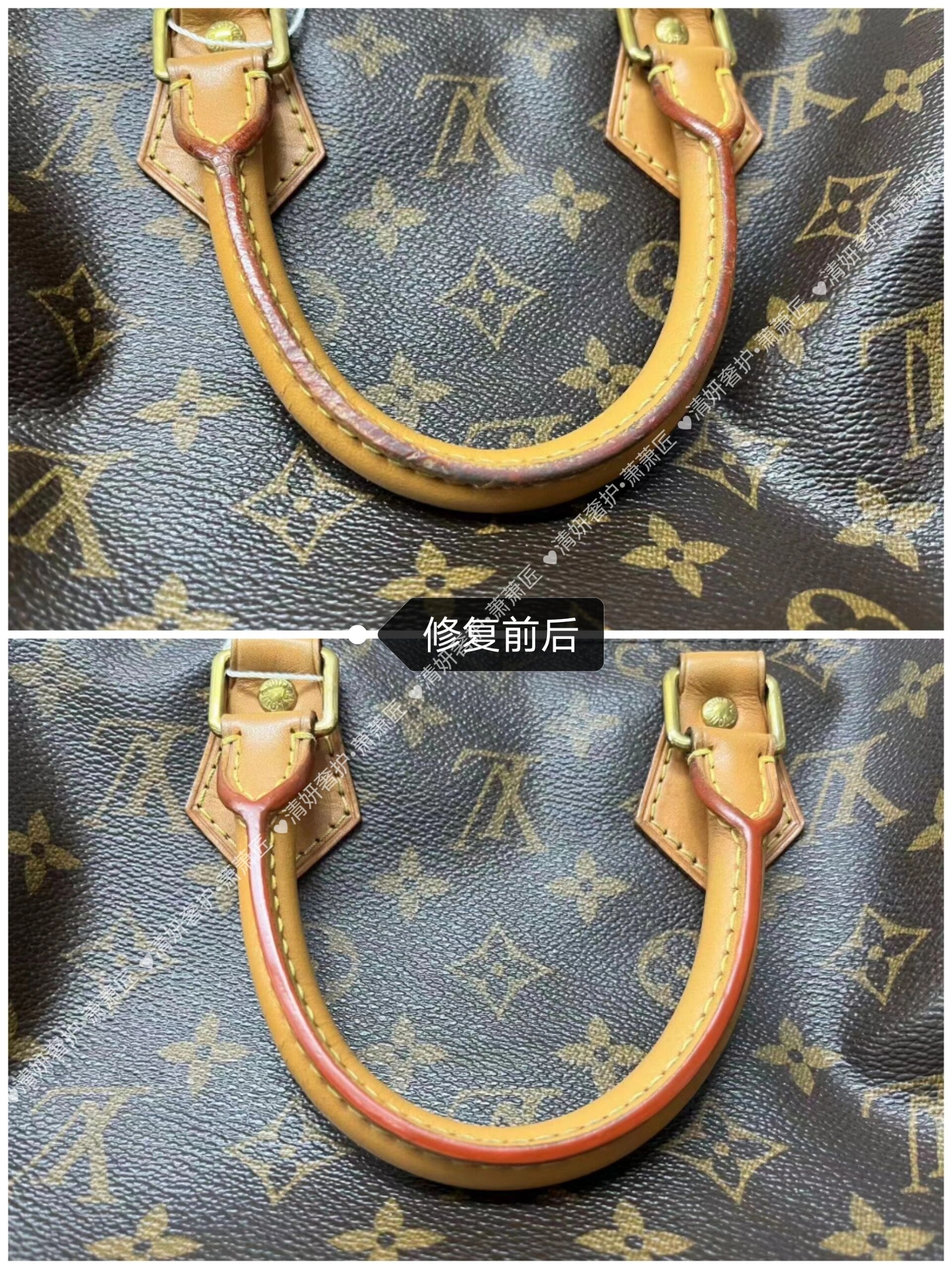 奢侈品包包油边融化开裂修复合集