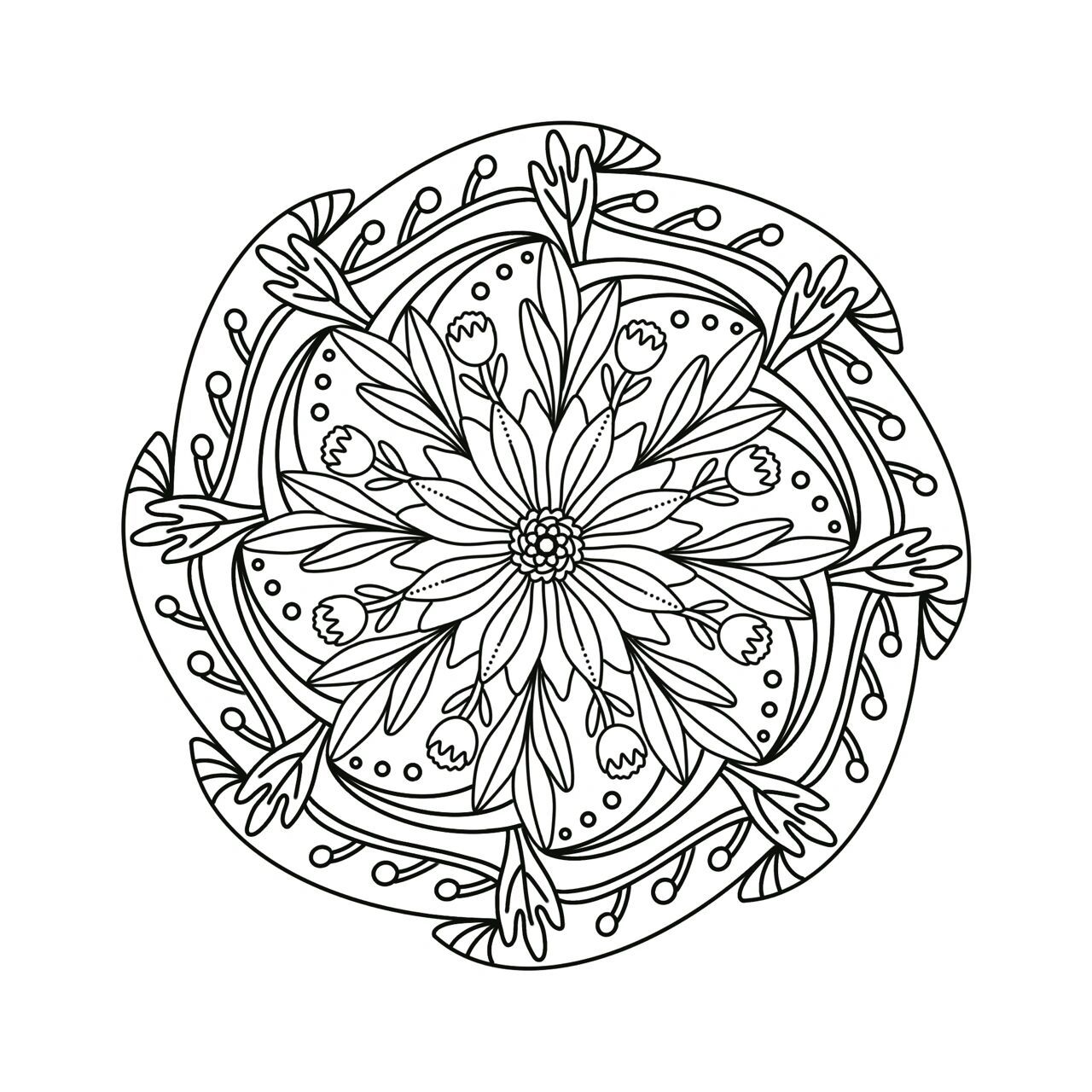 原创曼陀罗图案集合1|寻找心灵的慰藉 最近画的曼陀罗线稿来了!