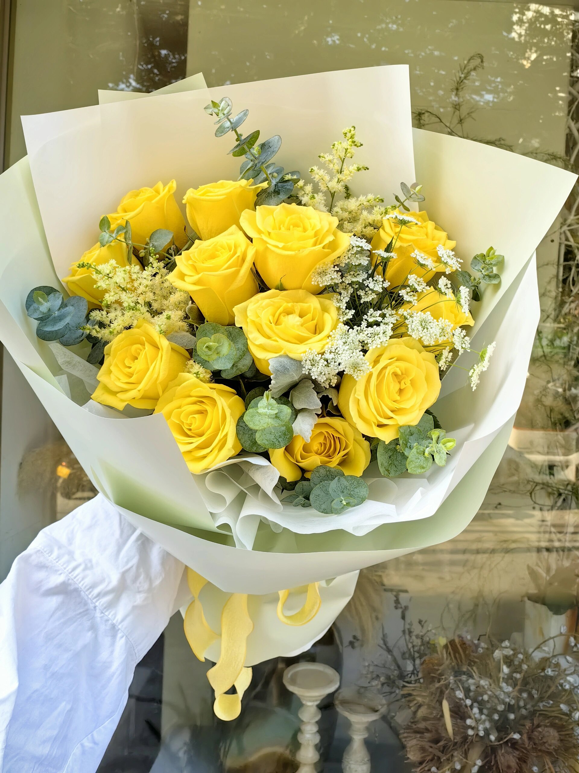 黄玫瑰花束 黄玫瑰虽然好看,但是不要轻易送哦 黄玫瑰系列花语 像太阳