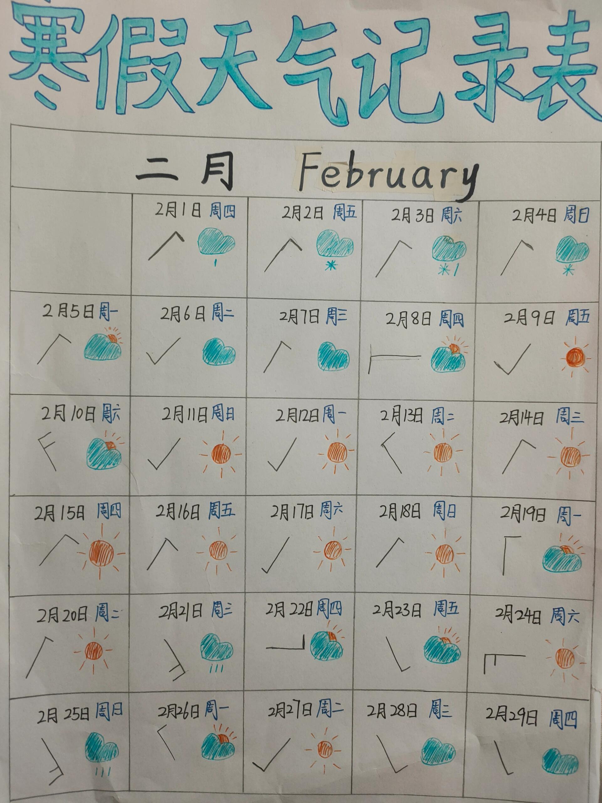 2月份北京天气图片