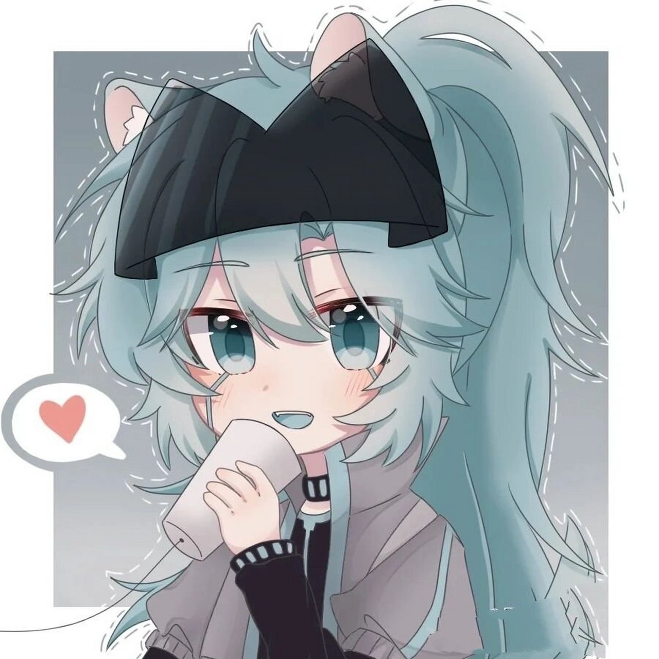 伽小情侣头像 嗨害嗨