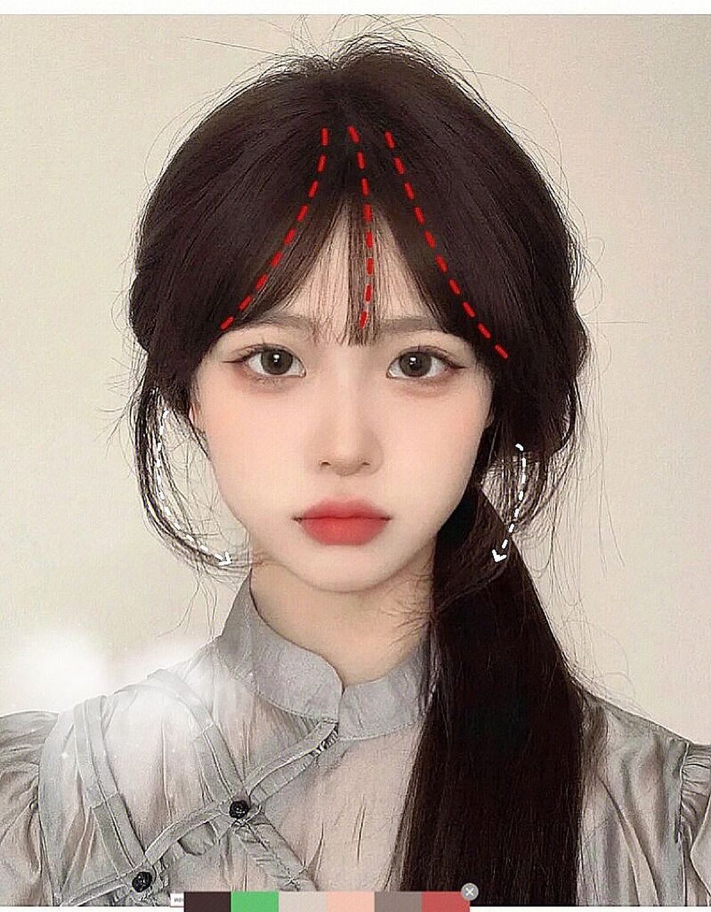 适合所有脸型的刘海!可法式可八字!