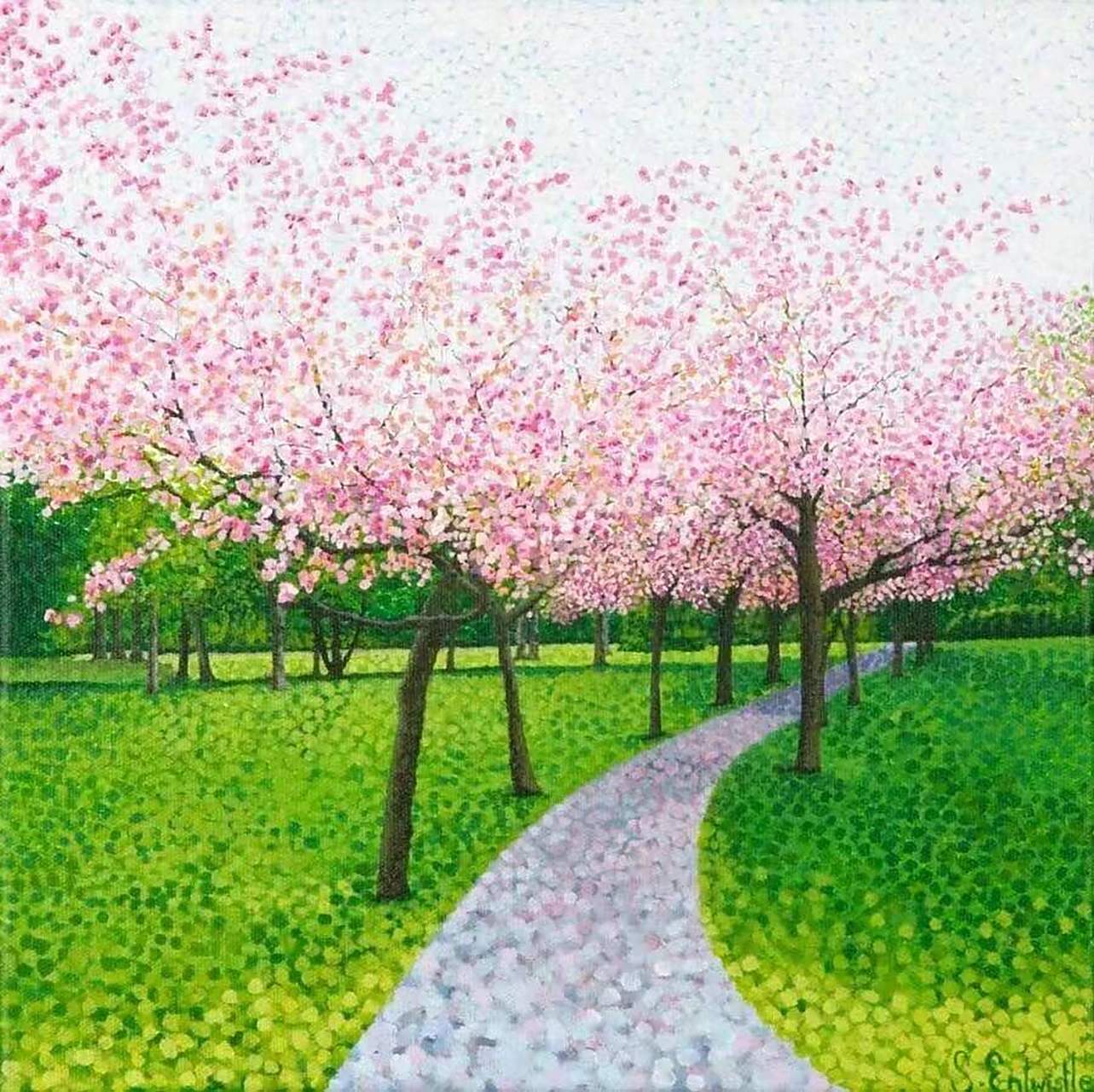 英国点彩画家susan entwistle作品集 #不可错过的美景# #把颜色绘成