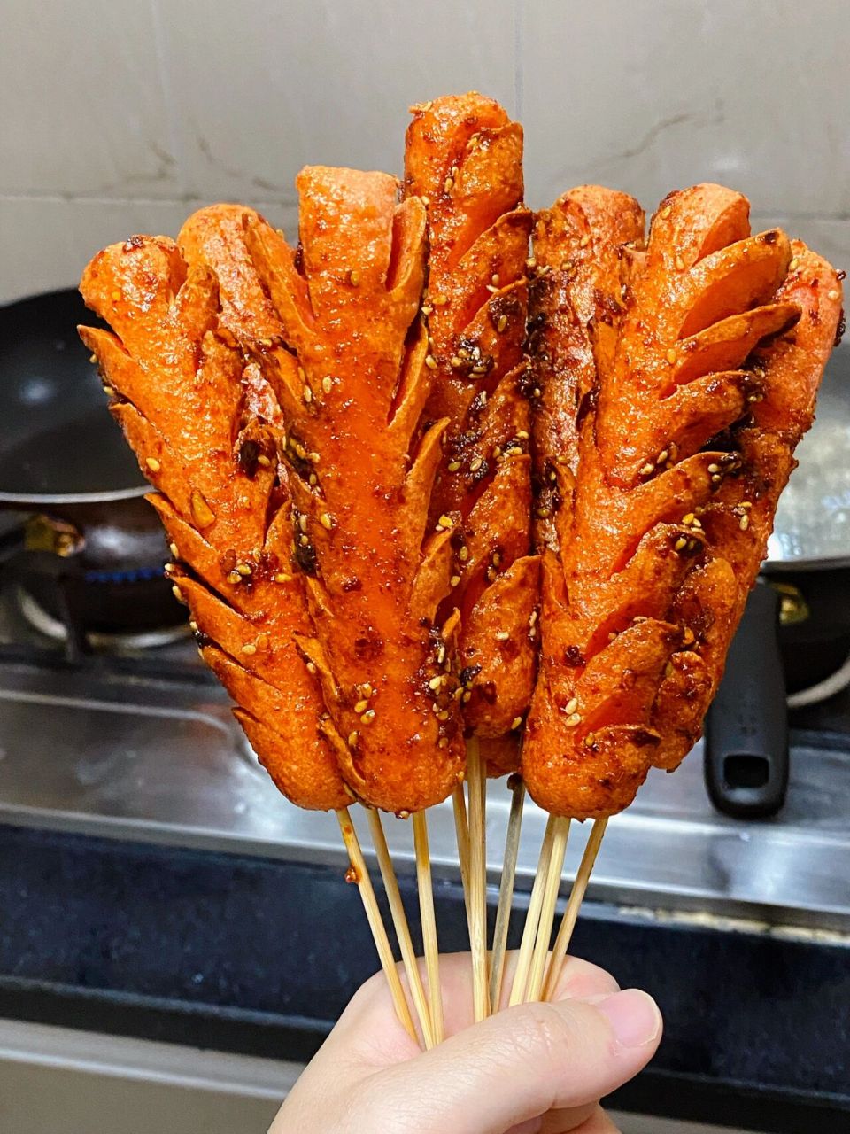 我也有10根烤肠啦7515教你如何炸到完美开花 女孩子们的小幸福从