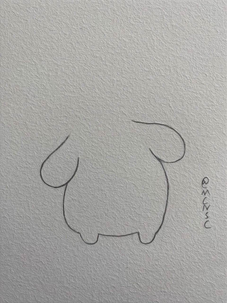 布丁狗的画法简笔画图片