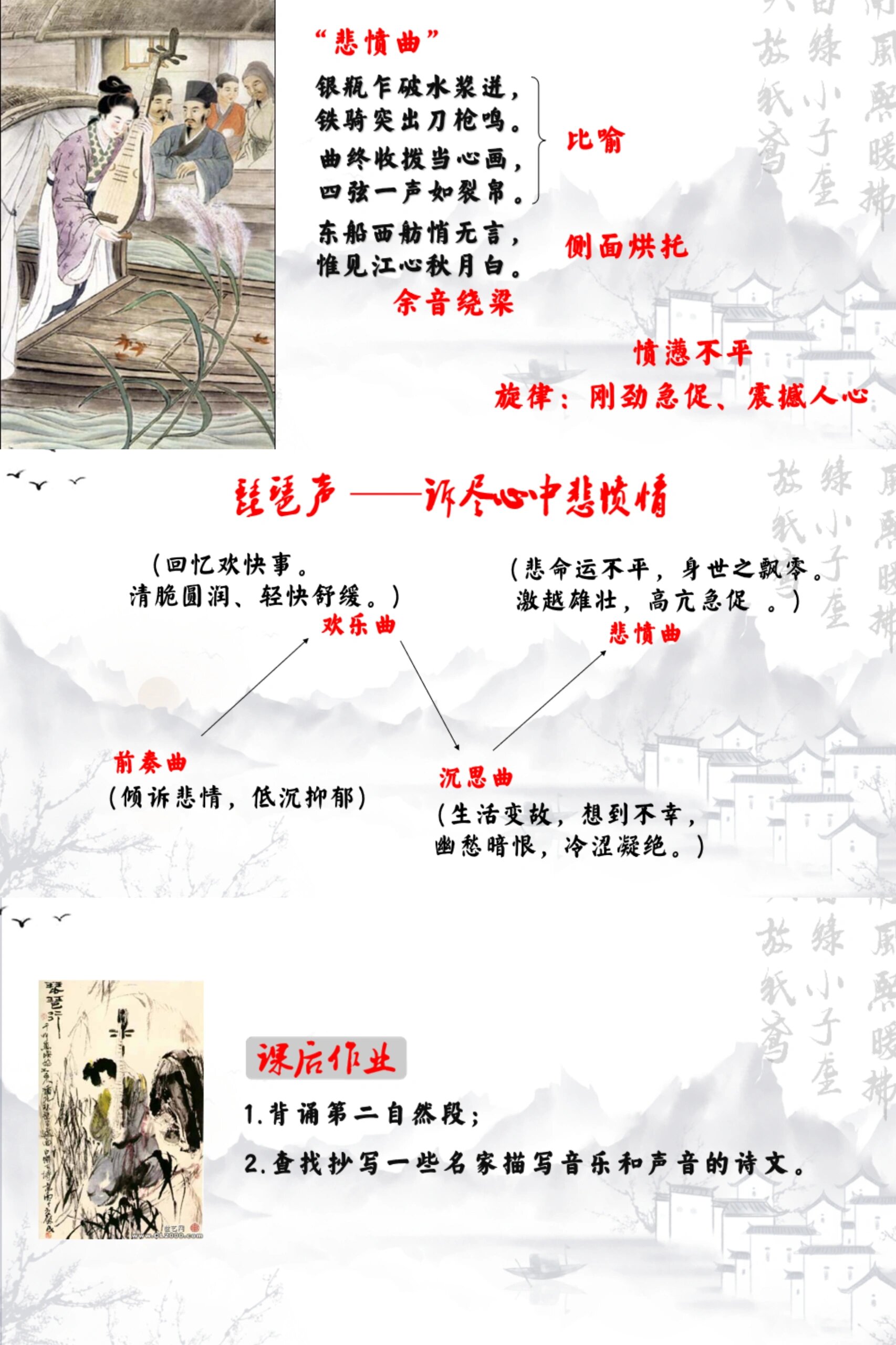 高中语文必修上册:《琵琶行》