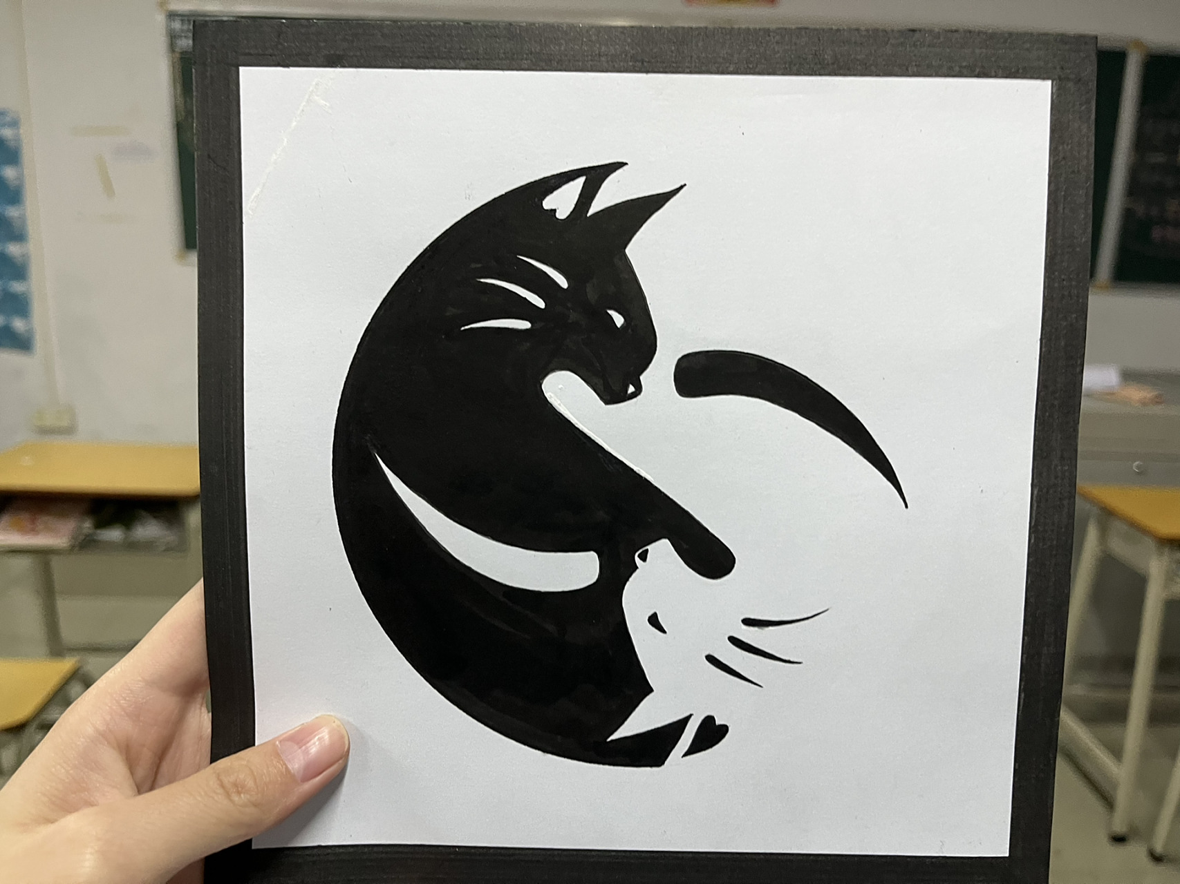 平面构成日常作业 图图底反转,图契合图形,图矛盾空间每天练习两小时