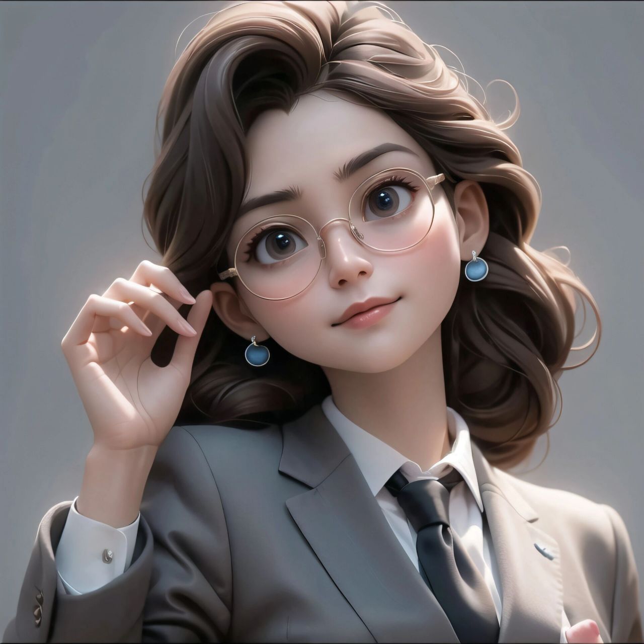 女生头像 职业头像系列之律师(眼镜版)  超多粉丝要的律师眼镜版来啦