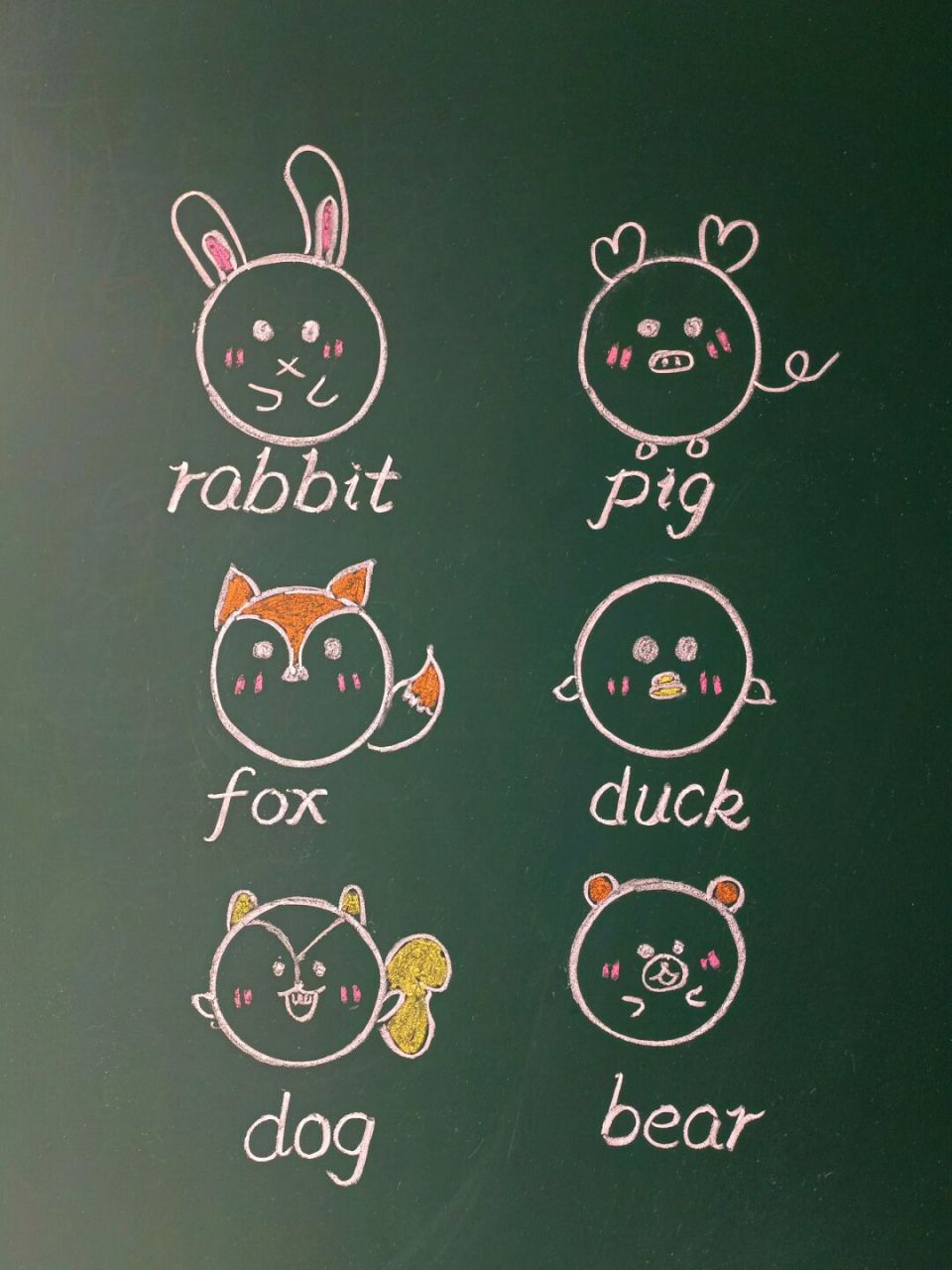 用圆画各种可爱的英语简笔画 今日分享用o画各种可爱的简笔画,一看