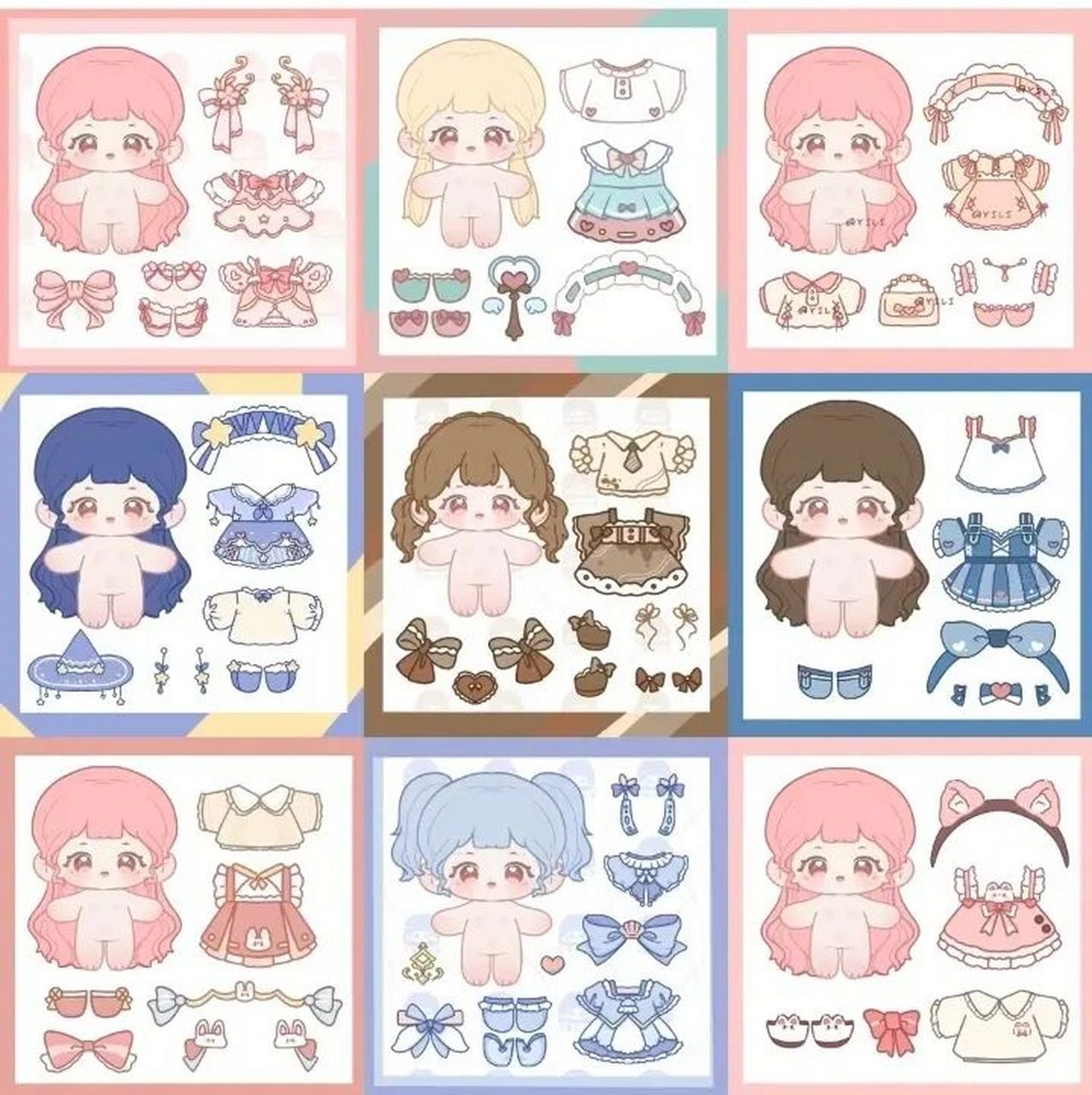 棉花娃娃素材,可抱图