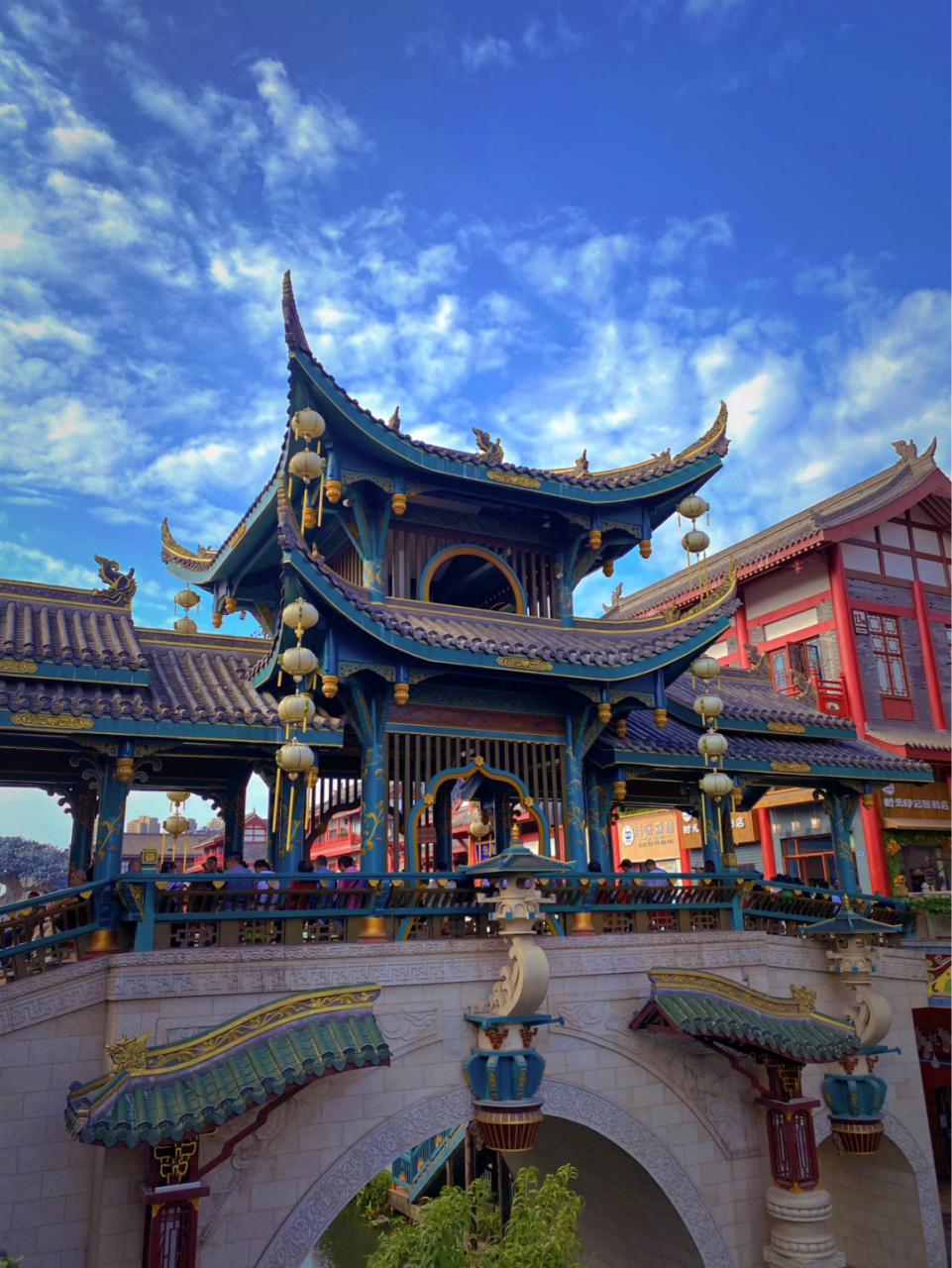 网红打卡地—眉山水街 你们来过了吗?