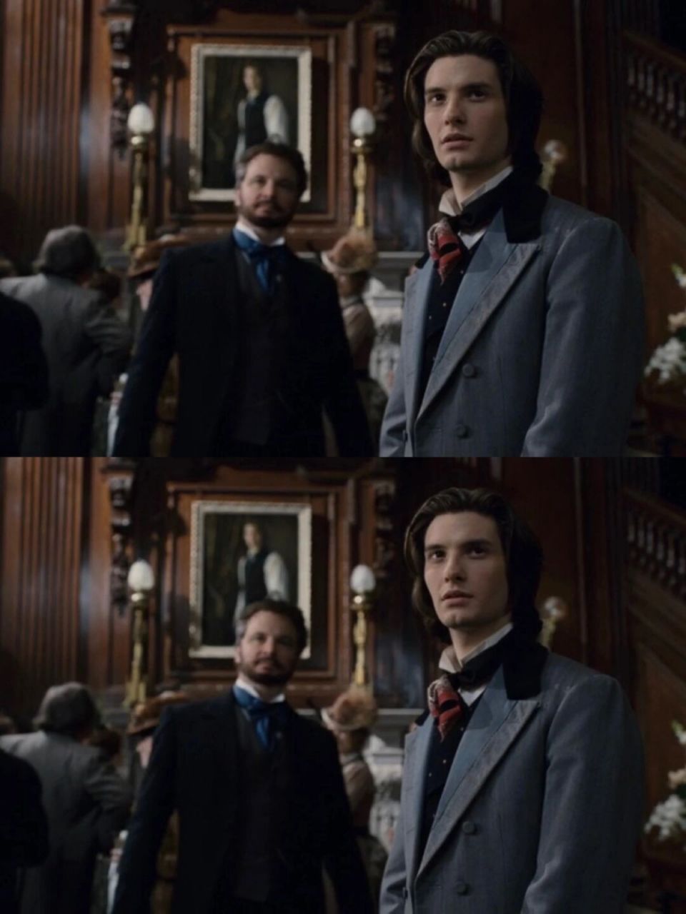 巴恩斯 补道林格雷的时候全程没看剧情都在看他了,英国男人和法国女人