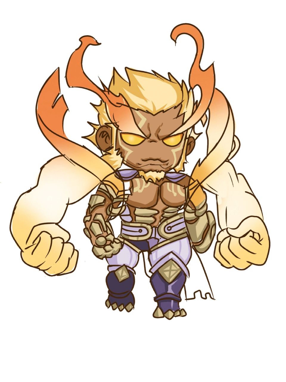 手绘王者荣耀盘古 下水道英雄有人玩吗?