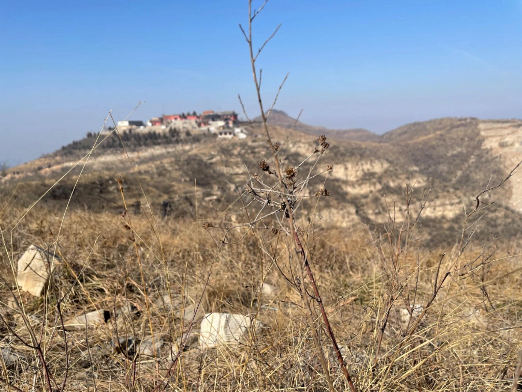 来玉皇顶 春节期间,一起登山,玉皇顶,鹿泉的九里山,到市区大概是20