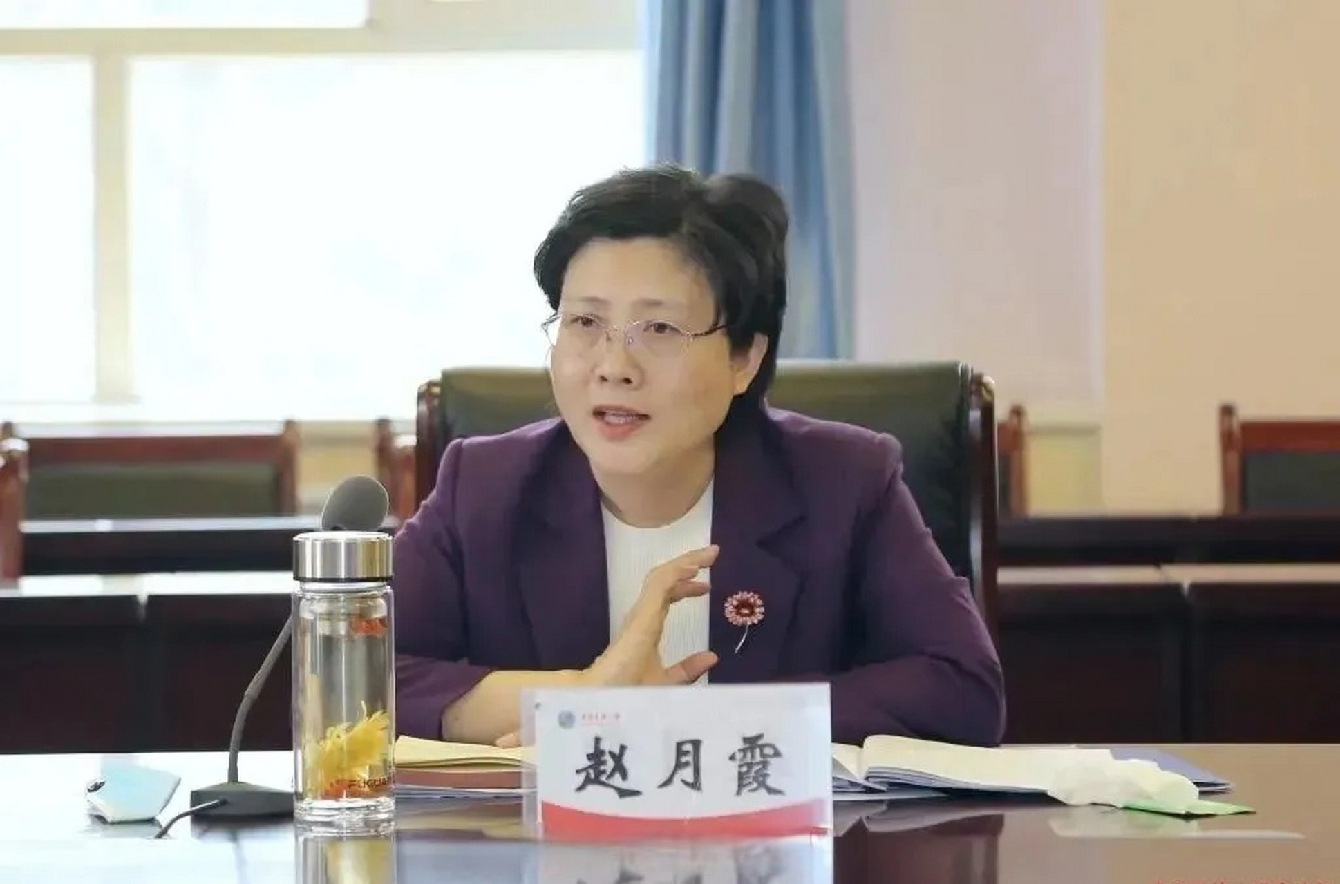 青海省委常委,宣传部部长赵月霞,已