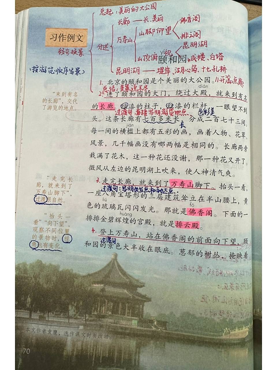 46615下备课笔记/《颐和园,七月的天山》7215