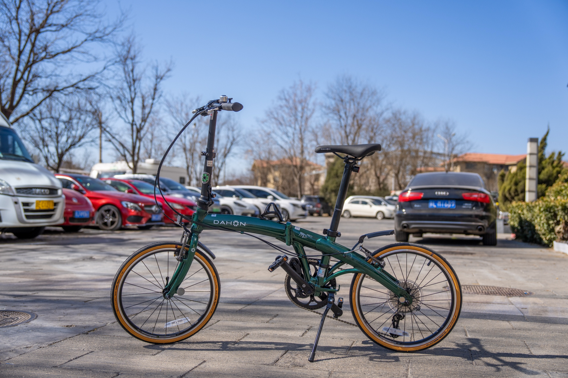 入手一个新玩具 | 大行折叠自行车p10 想着春暖花开的季节骑着自行车
