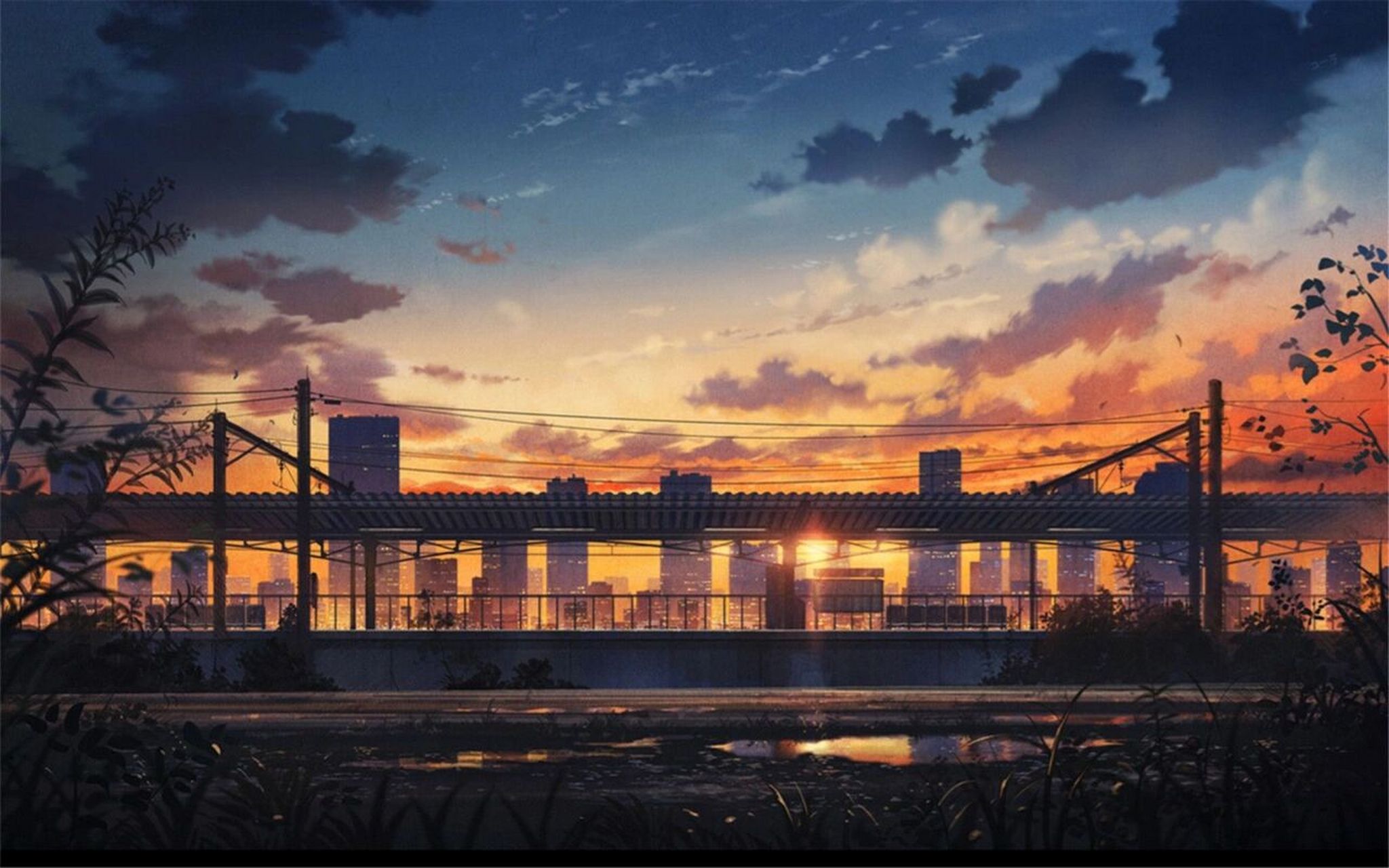 这动漫风景爱了爱了 我不允许这么好看的风景只有我一个人欣赏