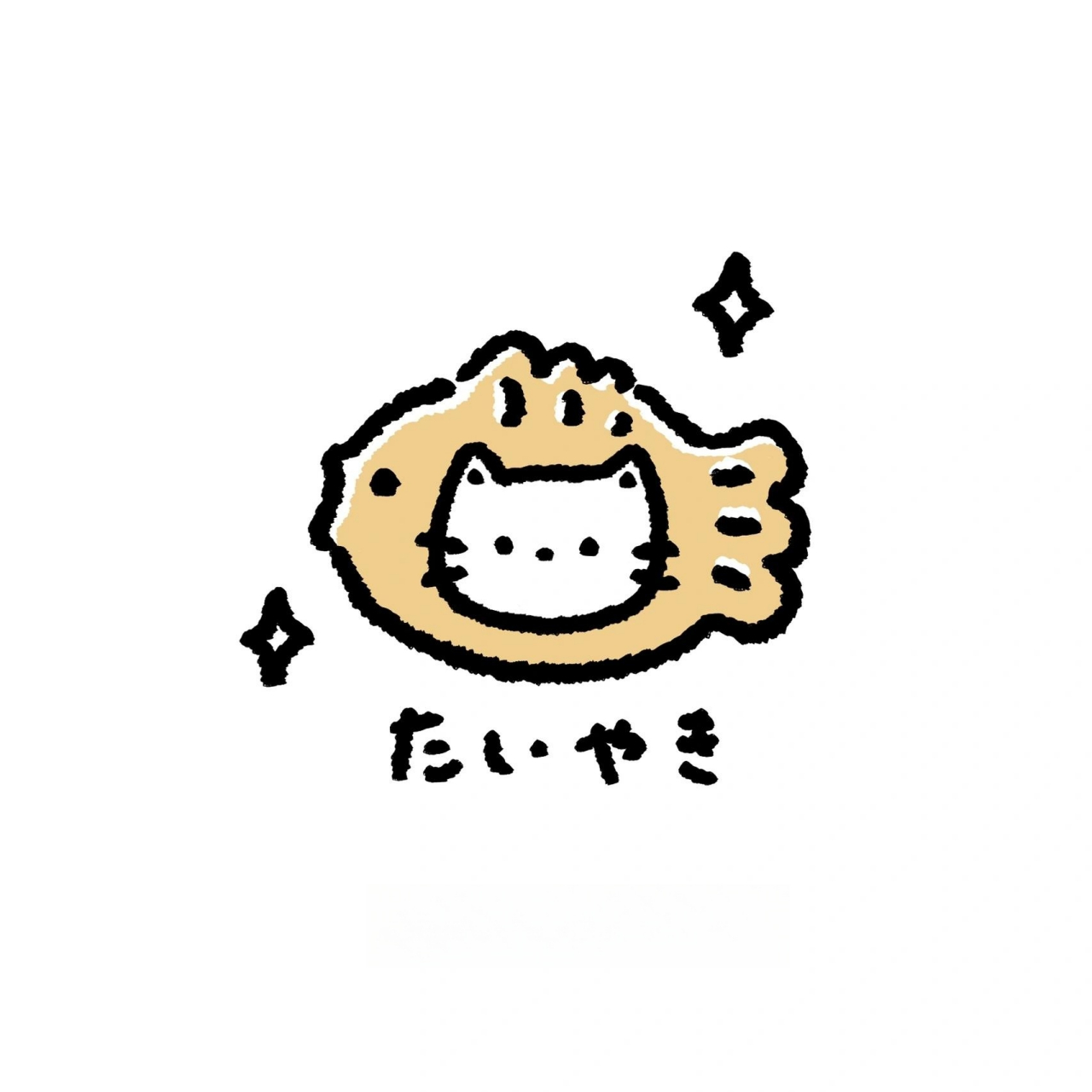 插画|鲷鱼烧头像 起因是想吃鲷鱼烧冰淇淋了05