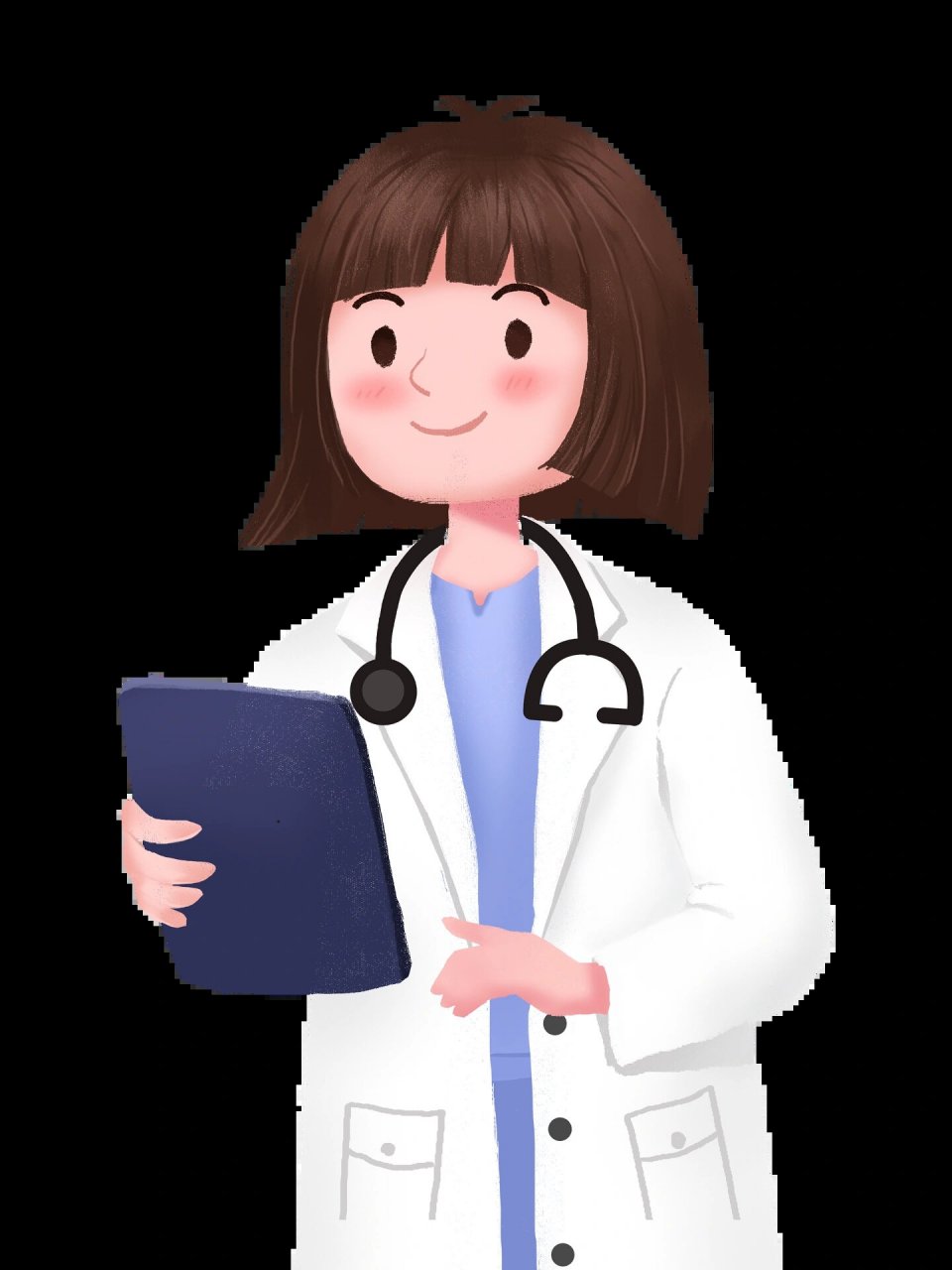 医生/护士免扣素材分享 029969♀15白衣天使是对医护人员的