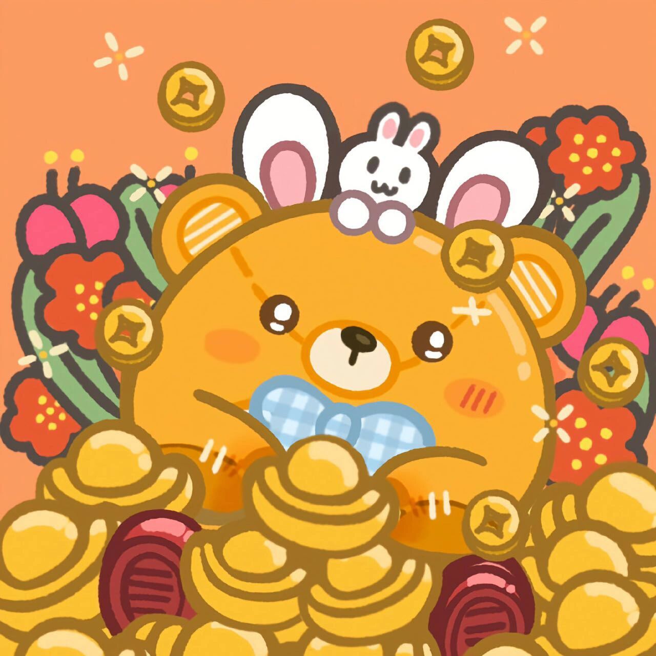 可爱的蛋仔派对头像(多人)