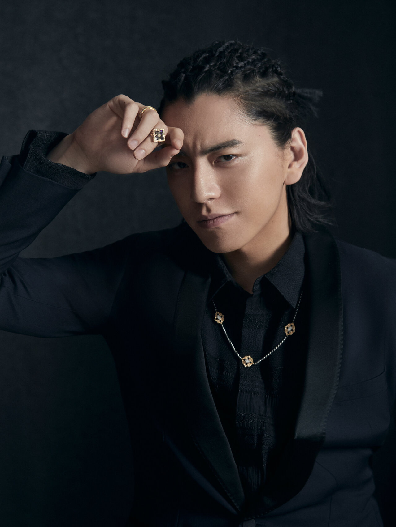 王大陆|一组美图 分享一组4月2日大陆《超级的我》主创见面会look