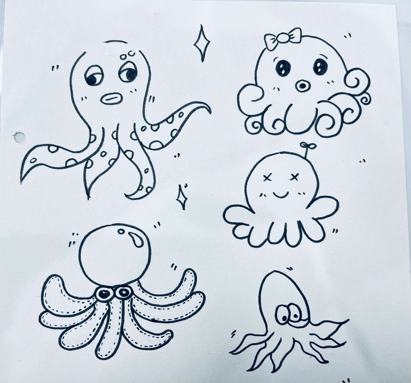 简笔画「章鱼99999999」